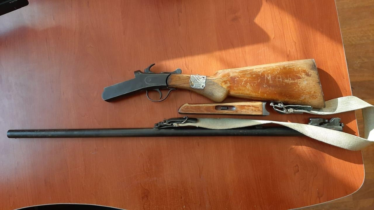 Hacıqabul sakinindən qanunsuz tüfəng götürüldü