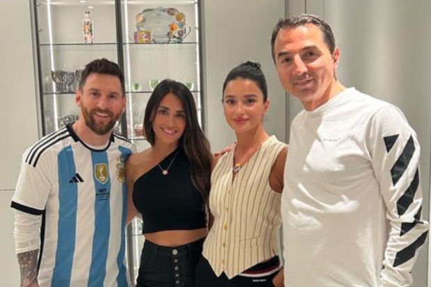 Messi azərbaycanlı iş adamı ilə paylaşım etdi - FOTO