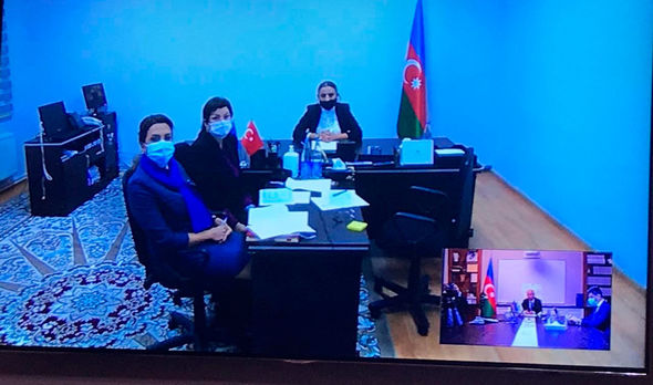 Təhsil naziri Abşeron rayon və Sumqayıt şəhər sakinlərini videobağlantı vasitəsilə qəbul edib - FOTO