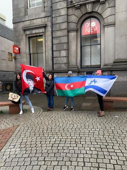 Aberdində Gəncə və Bərdə terrorunun qurbanlarına ədalət istənildi - FOTO 