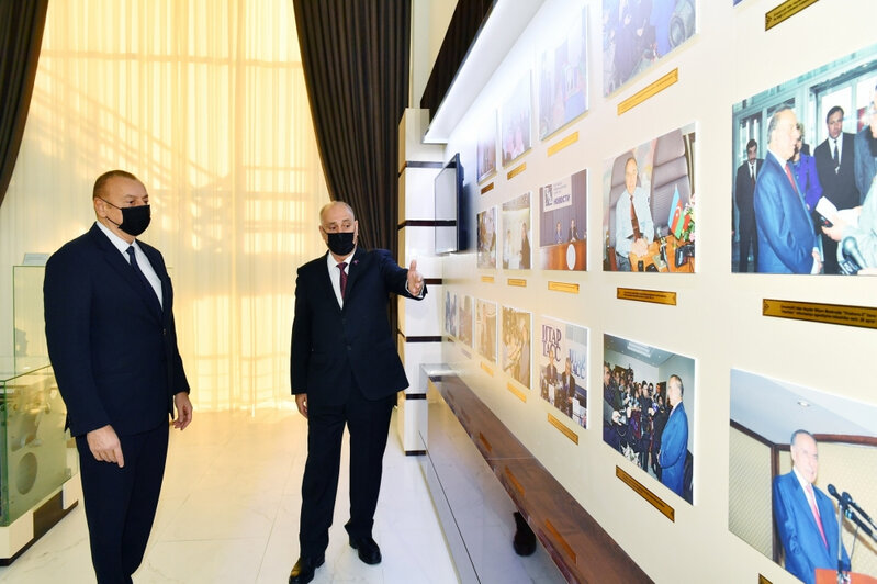 Prezident AZƏRTAC-ın yeni binası ilə tanış oldu - FOTOLAR