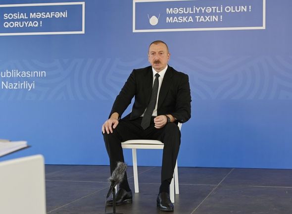 İlham Əliyev və Mehriban Əliyeva Bakıda modul tipli hospitalın açılışında - YENİLƏNİB + FOTO/VİDEO
