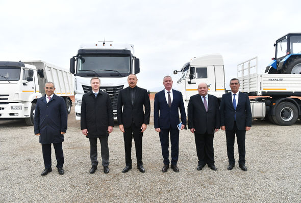 Cəbrayılda avtomobil servis mərkəzinin təməli qoyuldu - FOTO