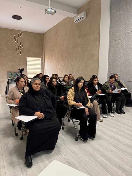 Şamaxıda aqrar sektorda çalışan qadınlar üçün təlim keçirilib