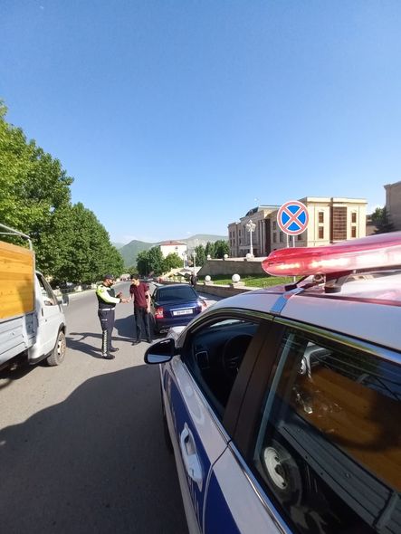 Daşkəsəndə qaydaları pozan sürücülər məsuliyyətə cəlb olunub