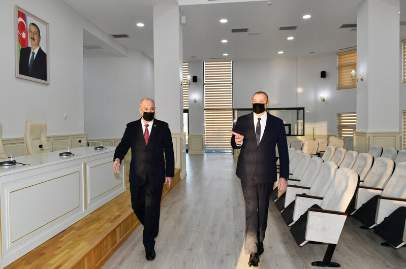 Prezident AZƏRTAC-ın yeni binası ilə tanış oldu - FOTOLAR