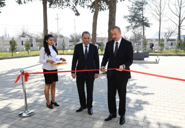 Prezident Tovuzda Azərbaycan Aşıq Sənəti Dövlət Muzeyinin açılışında - YENİLƏNİB+FOTO