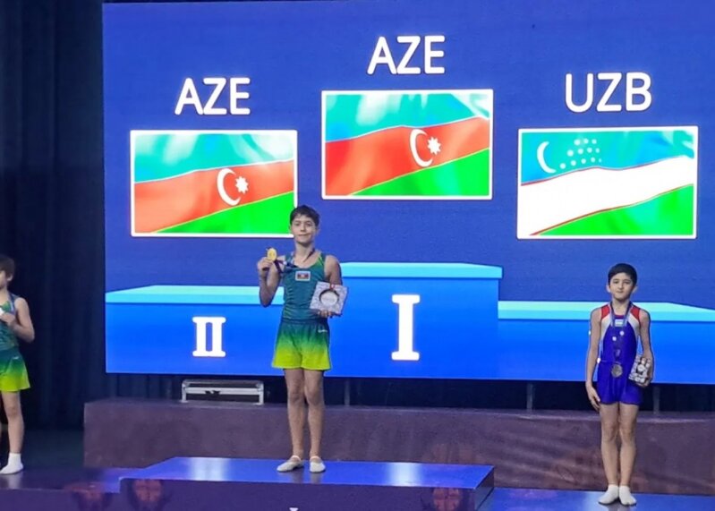 Gimnastlarımız beynəlxalq turnirdə 8 medal qazandılar