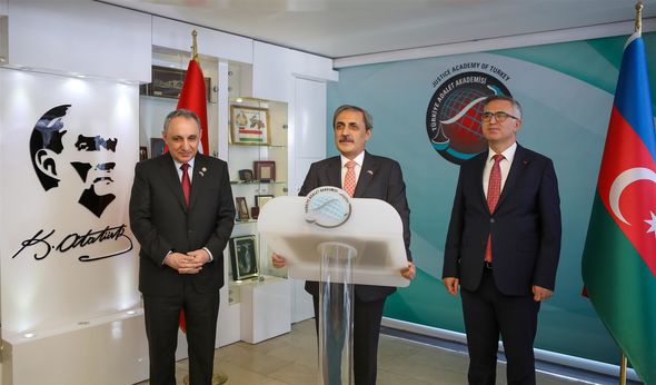 Kamran Əliyev Türkiyənin Ədliyyə Akademiyasının rəhbəri ilə görüşüb - FOTO