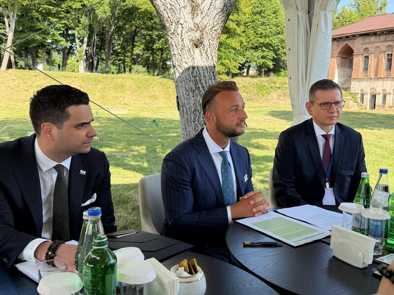 Kəmaləddin Heydərov Slovakiyanın daxili işlər naziri ilə bir arada - Fotolar