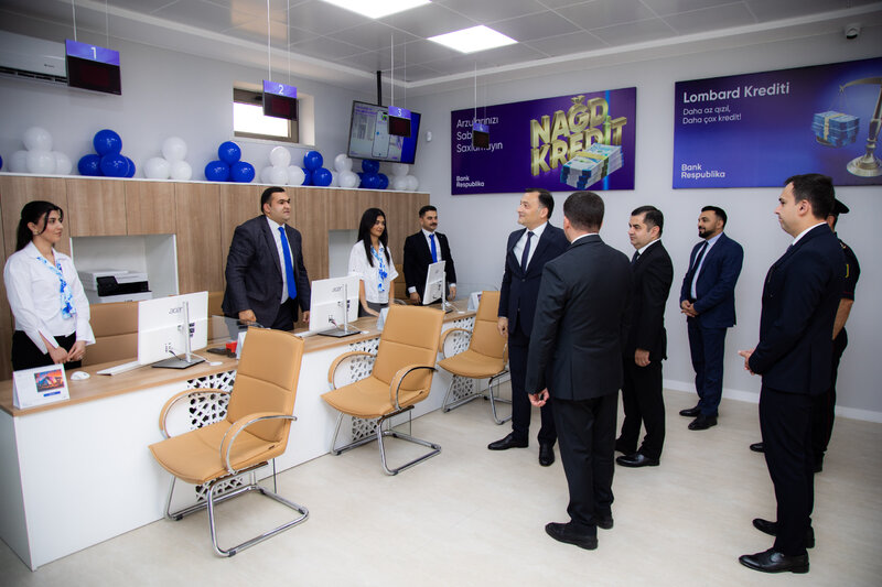 Bank Respublika Beyləqanda yeni filialını açdı - FOTOLAR