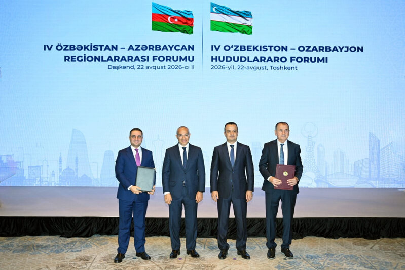 Azərbaycanla Özbəkistan arasında bir sıra sənədlər imzalanıb - FOTOLAR