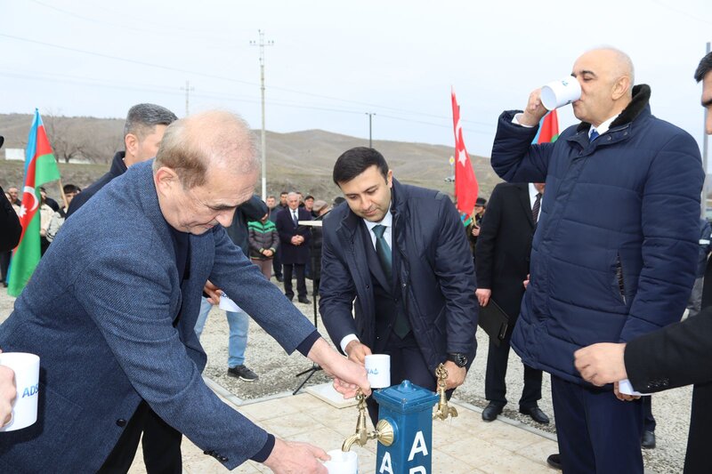 ADSEA daha bir kəndi içməli su ilə təmin etdi