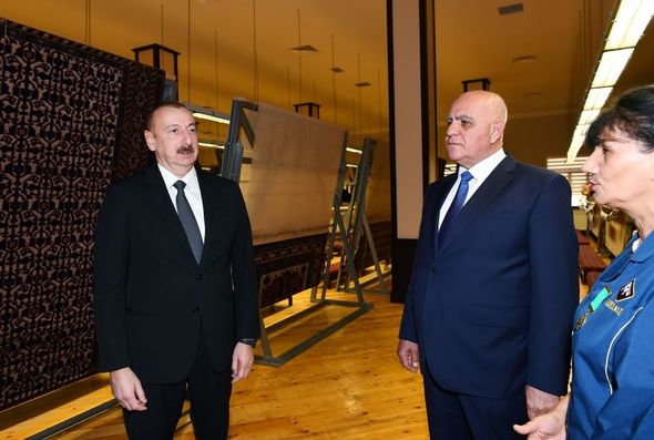 Prezident "Azərxalça" ASC-nin Tovuz filialının fəaliyyəti ilə tanış oldu - YENİLƏNİB+FOTO