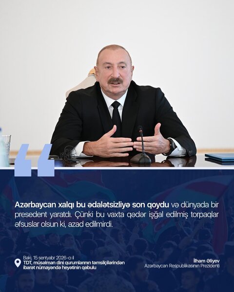 İlham Əliyev dini liderlərə nə dedi? - Əsas mesajlar