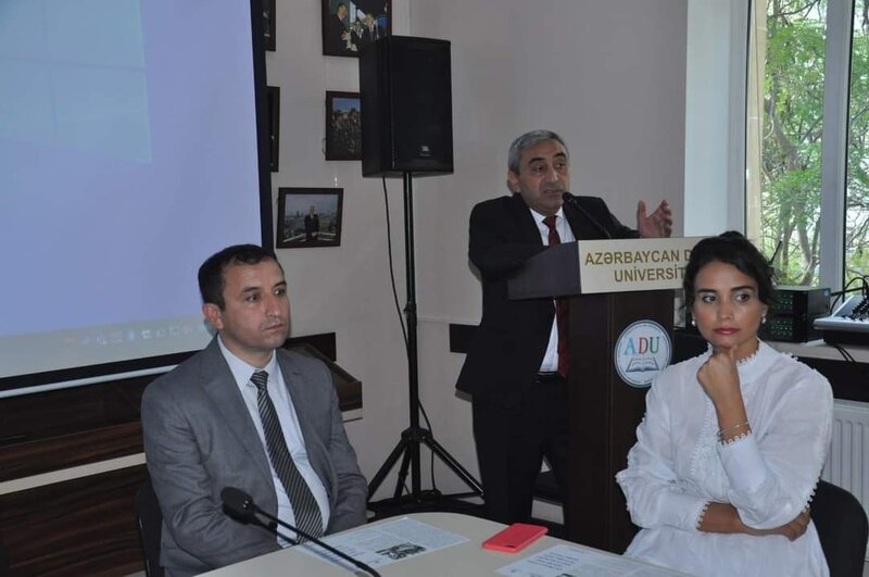 Azərbaycan Dillər Universitetində mənəvi dəyərlərlə bağlı tədbir keçirildi - FOTOLAR