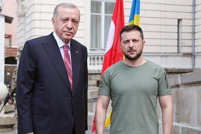 Zelenski Ərdoğana təşəkkürünü bildirdi