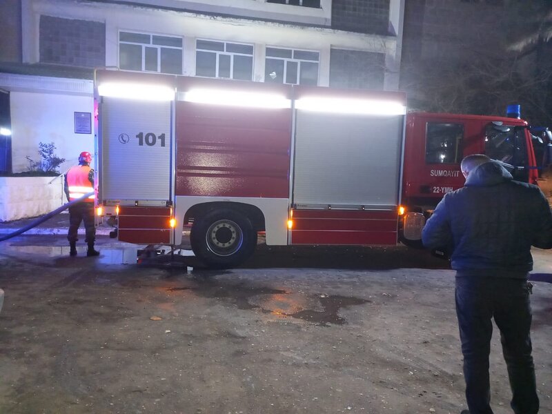 Sumqayıtda xəstəxanada baş verən yanğının təfərrüatları məlum oldu - FOTOLAR