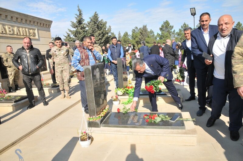 Abşeron rayonunda şəhidlərimizin anım günləri keçirilib - FOTOLAR