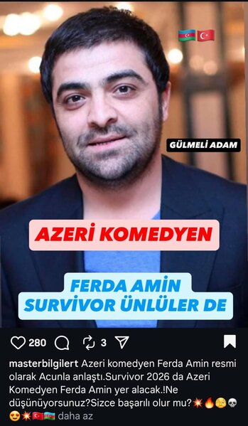 Fərdadan 'Survivor'a qatılması haqda iddialara CAVAB