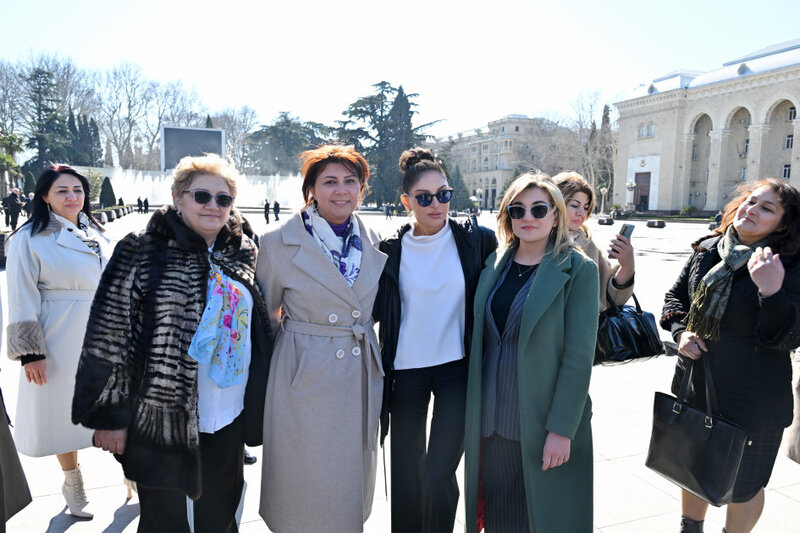Mehriban Əliyeva Gəncə şəhərinə səfər edib - FOTO