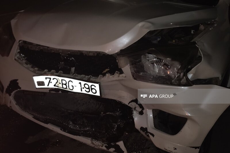 Naxçıvanda 2 avtomobil toqquşub, 4 nəfər xəsarət alıb