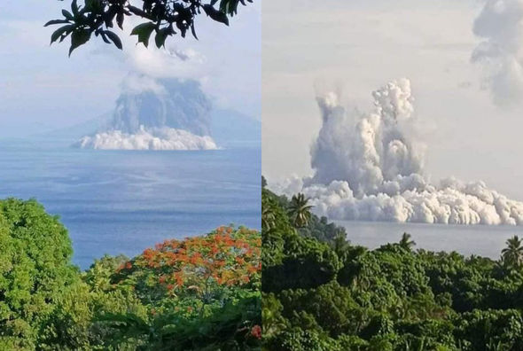 Sakit okeanda sualtı vulkan püskürməyə başladı: Sunami ola bilər - FOTO