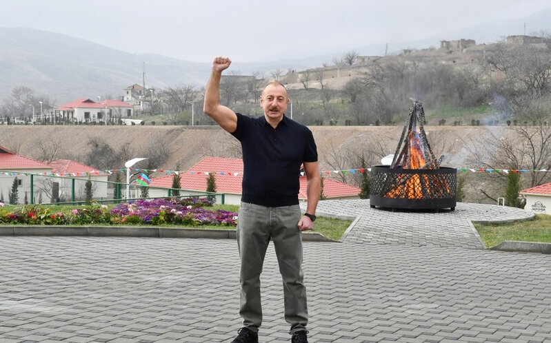 Prezident: 'Biz öz doğma torpaqlarımıza qayıtmışıq, qan tökərək, şəhidlər verərək
