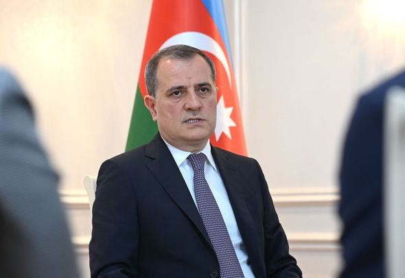 Ceyhun Bayramov Türkiyə mətbuatına müsahibə verib - FOTO