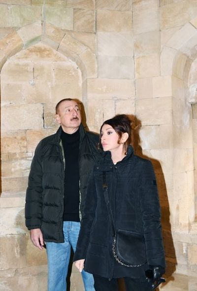 İlham Əliyev və Mehriban Əliyeva Şamaxıda - YENİLƏNİB + FOTO