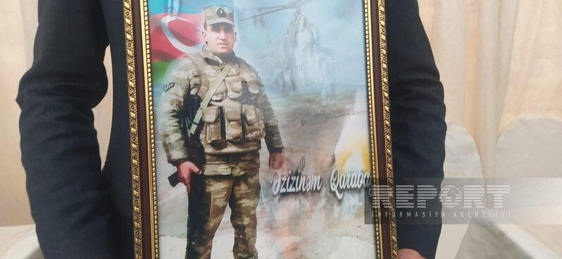 Ağstafada şəhid Elşad Həsənovla vida mərasimi başlayıb - FOTOLAR