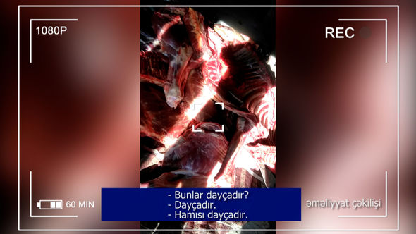 10 ton ölmüş heyvan əti satan şəxslər saxlanılıb - FOTO/VİDEO