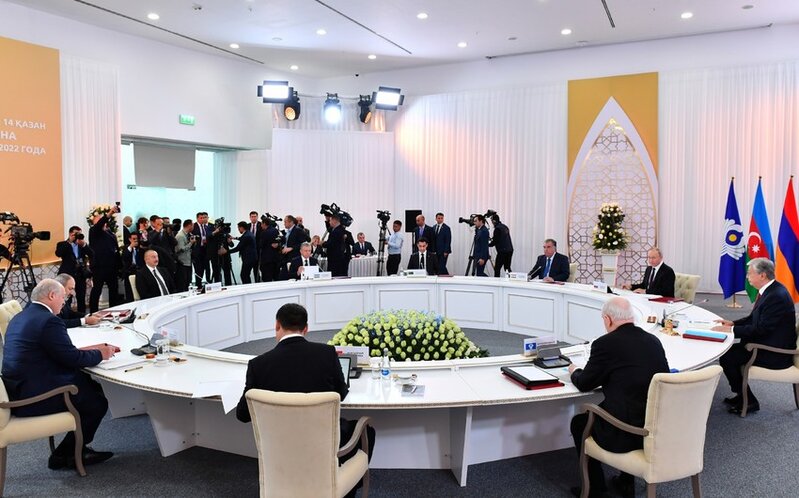 Astanada MDB Dövlət Başçıları Şurasının iclası keçirilir - FOTO