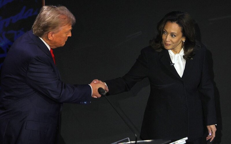 Kamala Harris debatda Trampı üstələdi