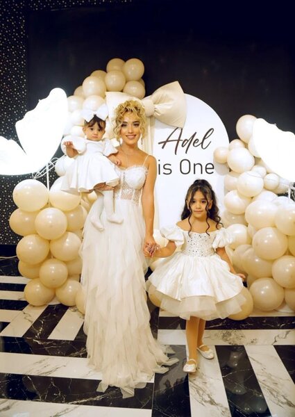 Ülkər Qasımqızı qızına ad günü keçirdi - FOTOLAR