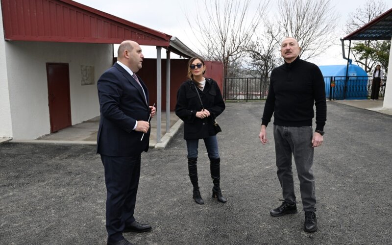 İlham Əliyev və xanımı Xocavənddə - FOTOLAR