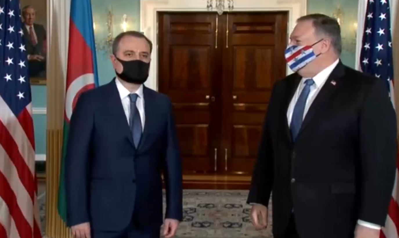 Vaşinqtonda Azərbaycan XİN başçısı ilə ABŞ Dövlət katibi arasında görüş keçirilib - YENİLƏNİB + VİDEO 