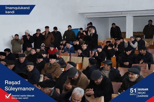 Rəşad Süleymanov daha bir görüş keçirdi - FOTO