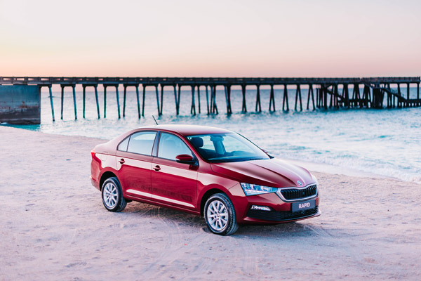 Yeni İlə yeni "Skoda" ilə - FOTO