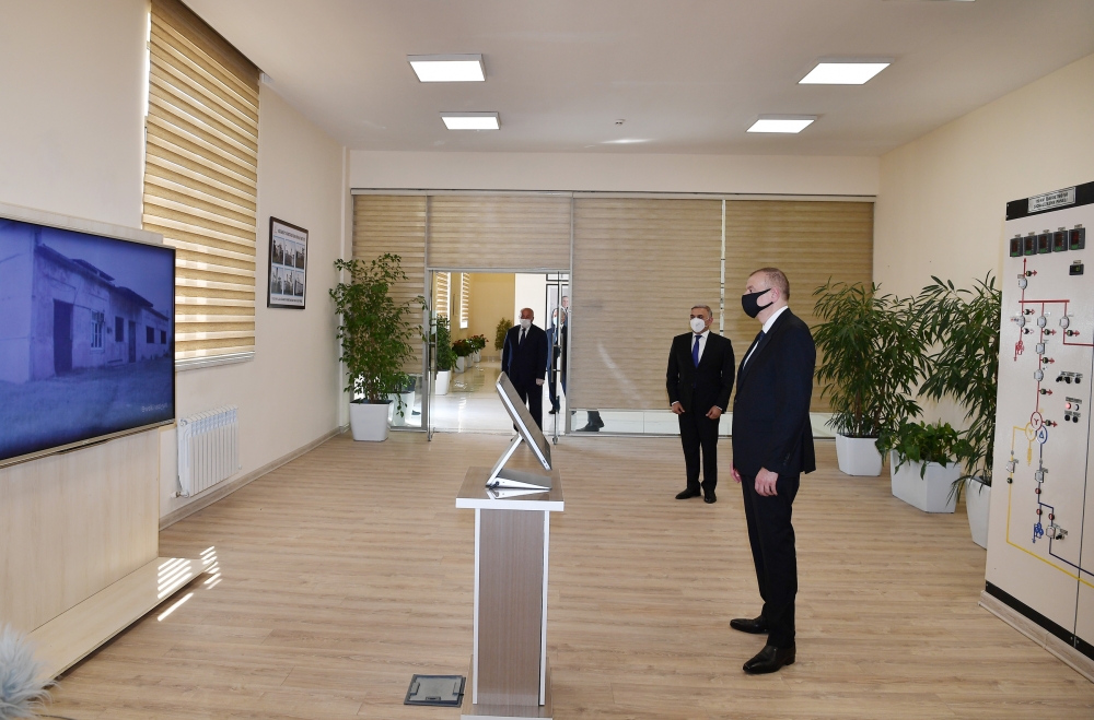 Prezident "Ağcabədi-2" elektrik yarımstansiyasının istifadəyə verilməsi mərasimində iştirak edib - FOTO