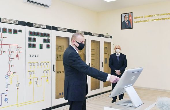 Prezident "Ağcabədi-2" elektrik yarımstansiyasının istifadəyə verilməsi mərasimində iştirak edib - FOTO