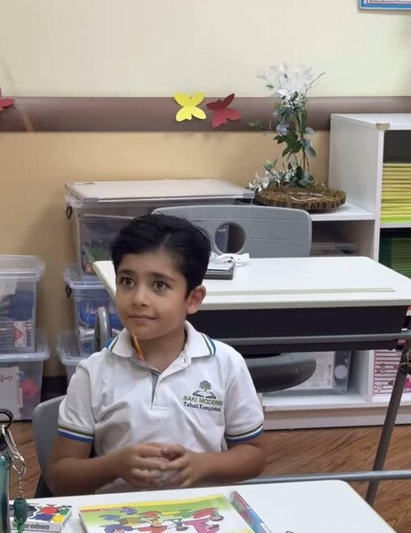 Tunar oğlunu birinci sinfə yola saldı - FOTOLAR