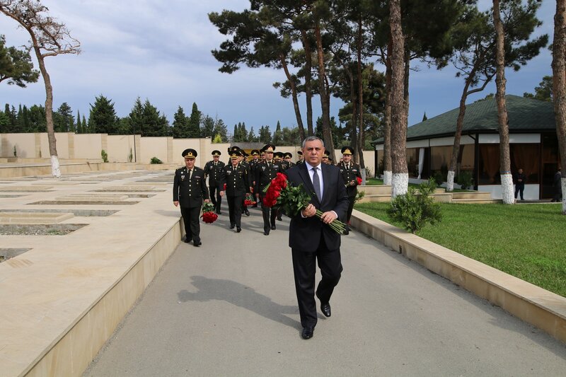Dövlət Xidmətinin rəhbərliyi anım mərasimlərində iştirak etdi - FOTOLAR