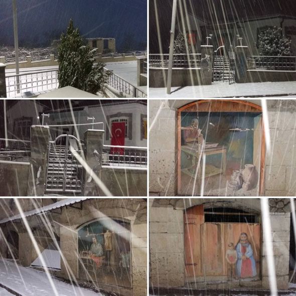 Şuşaya qar yağır - FOTO