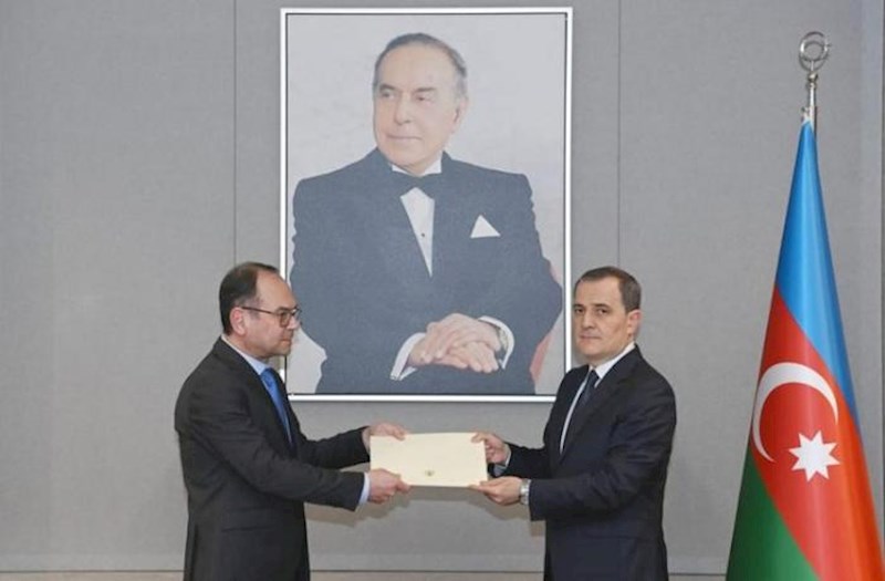 Ceyhun Bayramov Bolqarıstanın səfirini qəbul etdi