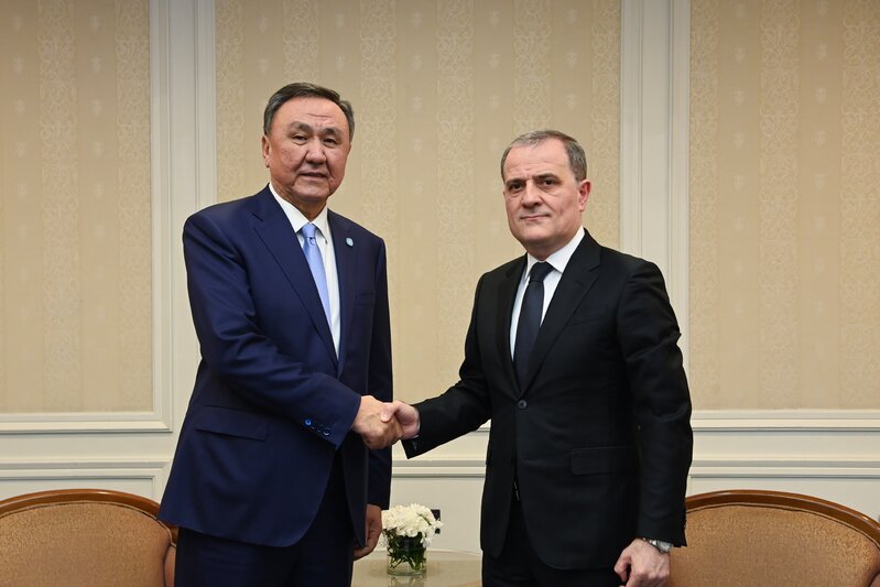 Ceyhun Bayramov TDT Baş katibi ilə İranın dron hücumlarını müzakirə edib