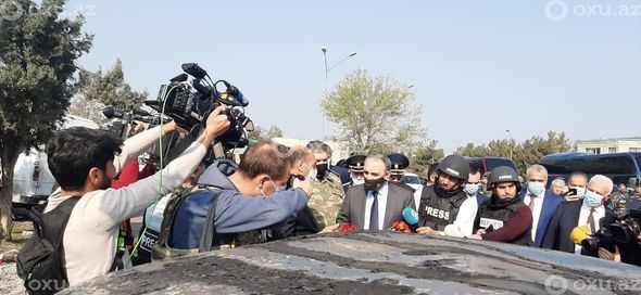 Diplomatik korpusun nümayəndələri Bərdədə - FOTO