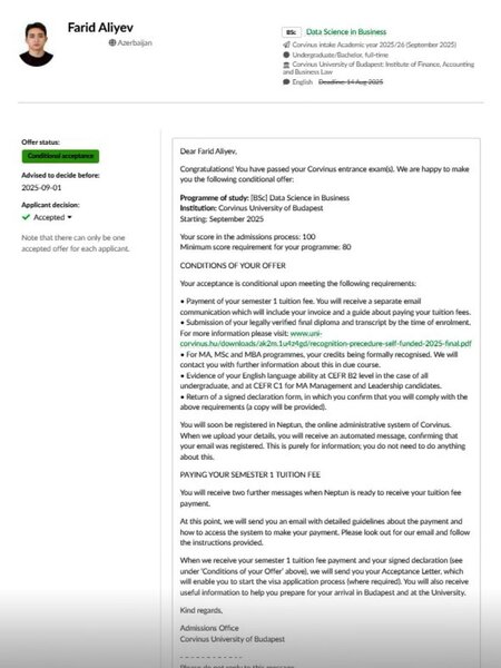 Aytəkinin övladı bu universitetə qəbul oldu - FOTO