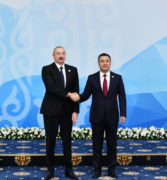 Prezident Bişkekdə MDB Dövlət Başçıları Şurasının məhdud tərkibdə iclasında iştirak edir