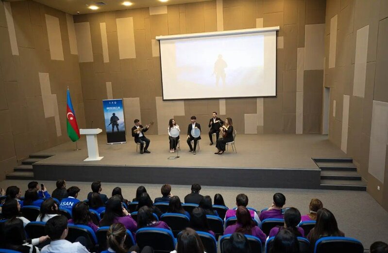 Gənclərin iştirakı ilə vətənpərvərlik tədbiri keçirilib: 